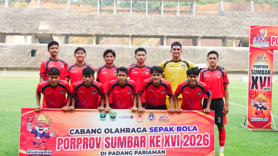 Tim Sepakbola Porprov Kota Padang (Foto:Minangsatu)